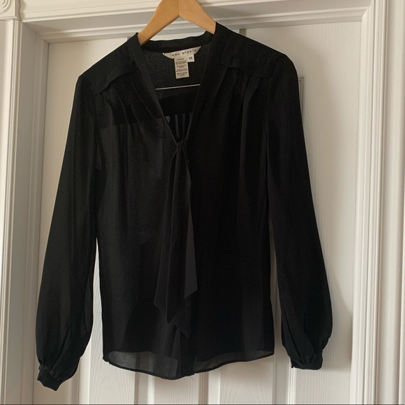 Pussybow Blouse Sz Small - Picture 5 of 6